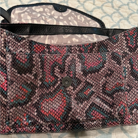 Aimee Kestenberg LoveOf Summer snake print leather crossbody. - Picture 4 of 5